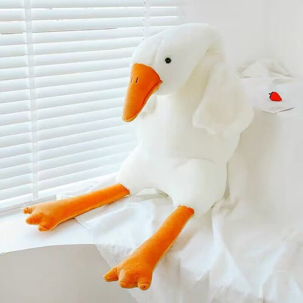 White Geese Pillow