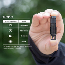 Rechargeable Keychain Flashlight