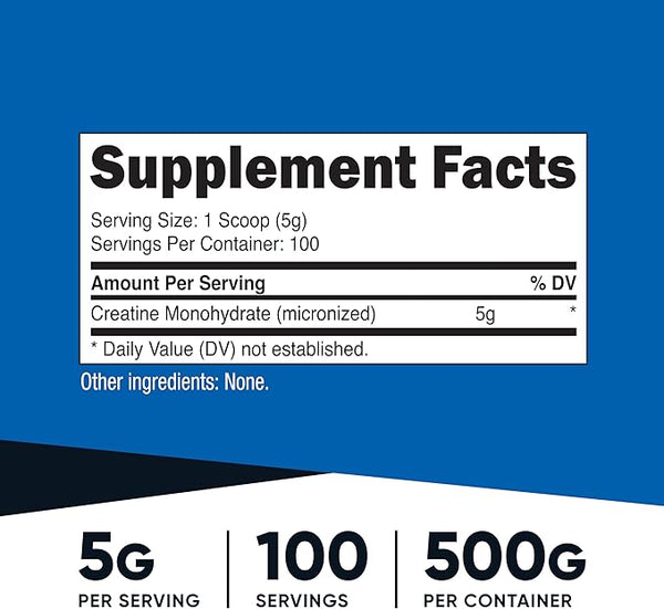 Monohydrate Micronized Powder 500G
