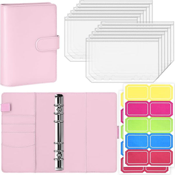 Binder with Zipper Cash Envelopes